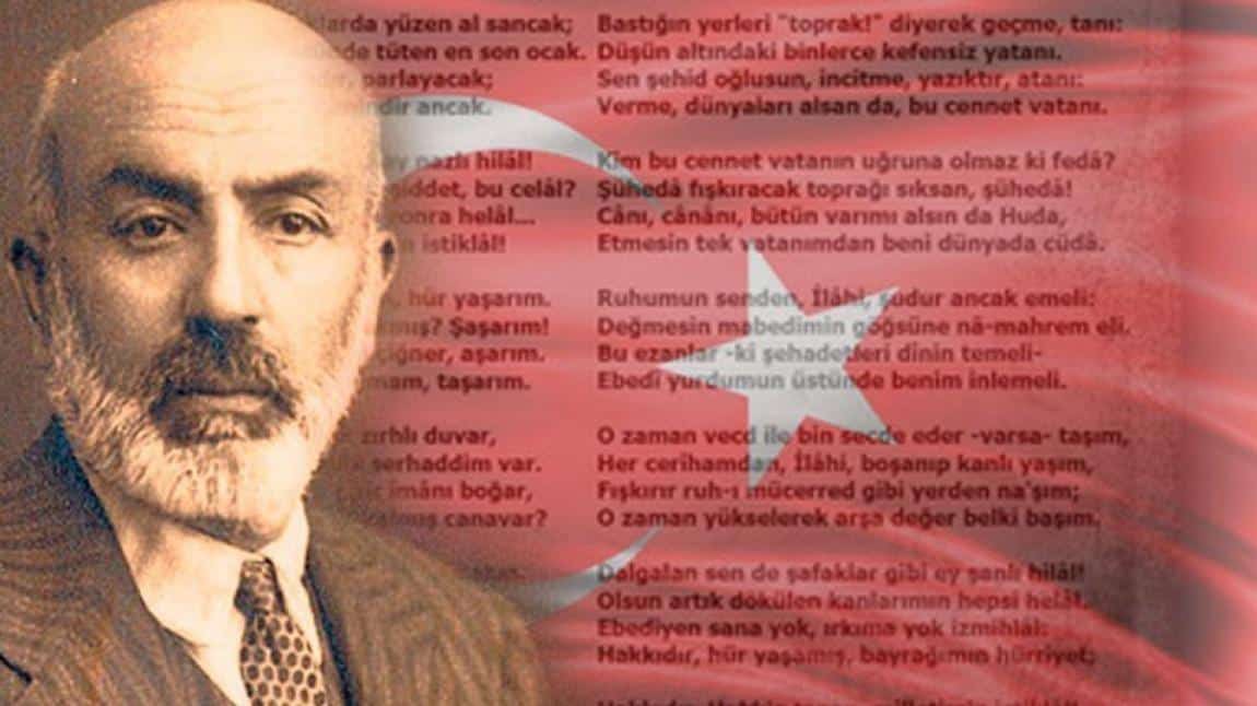 12 Mart İstiklal Marşı'mızın Kabulü ve Mehmet Akif Ersoy'u Anma Programı